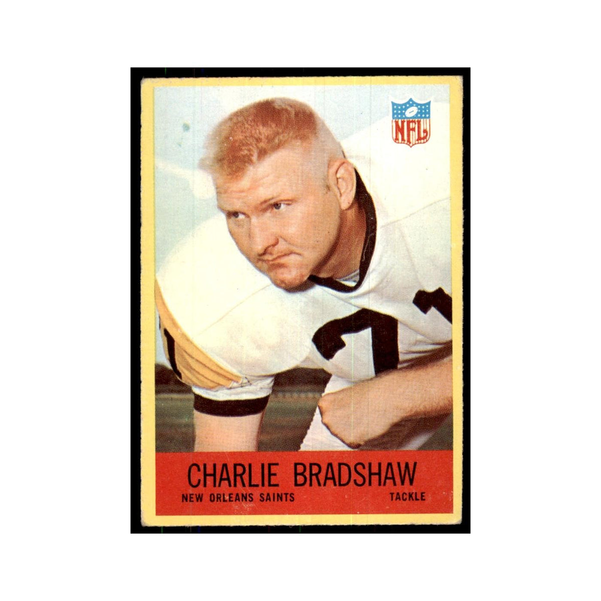 1967 Philadelphia Charley Bradshaw Football Cards #122