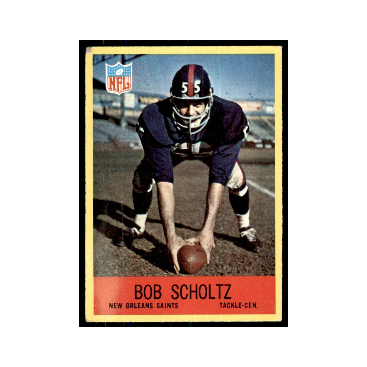 1967 Philadelphia Bob Scholtz Football Cards #129