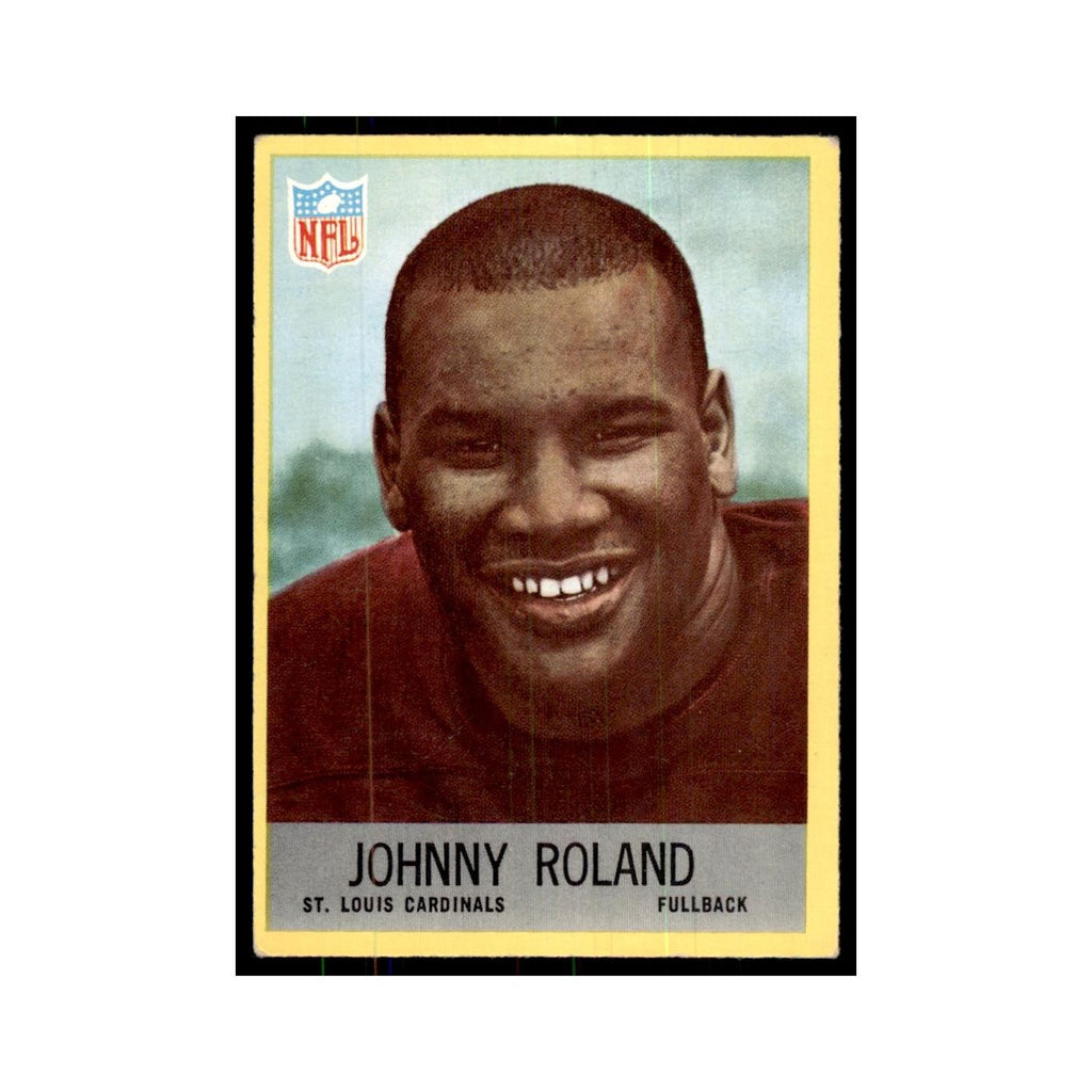 1967 Philadelphia Johnny Roland Football Cards #163