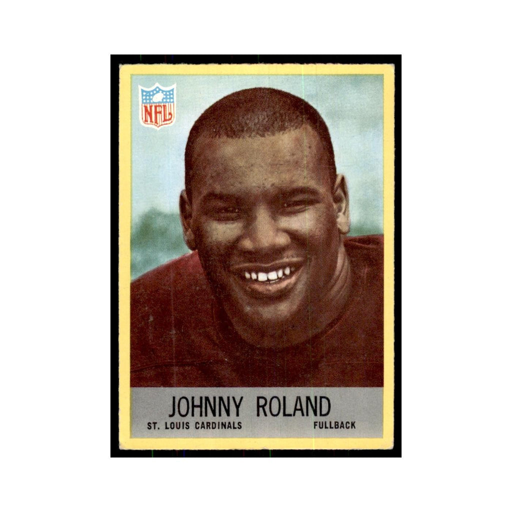1967 Philadelphia Johnny Roland Football Cards #163