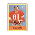 1967 Philadelphia Dave Parks Football Cards #176