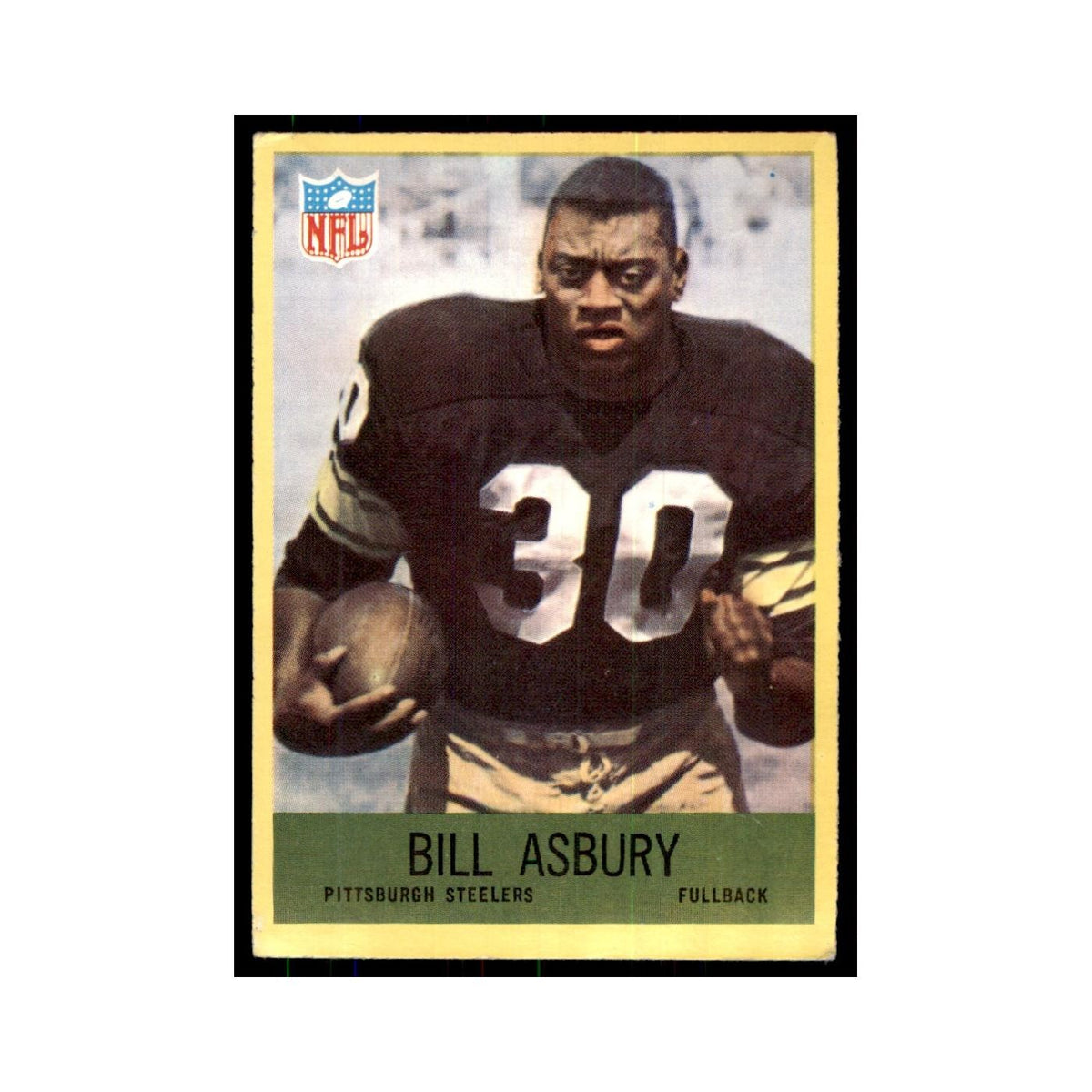 1967 Philadelphia Bill Asbury Football Cards #146