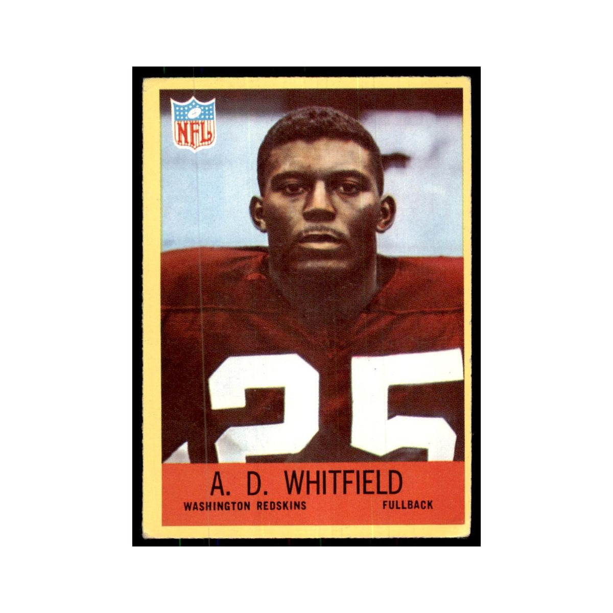 1967 Philadelphia A.D. Whitfield Football Cards #191
