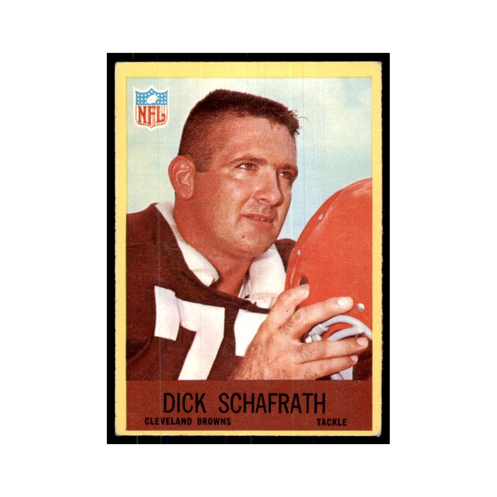 1967 Philadelphia Dick Schafrath Football Cards #45