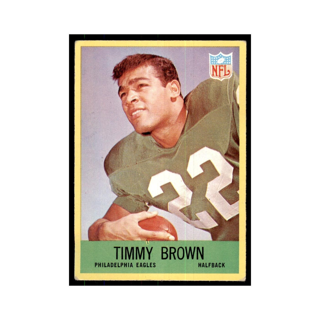 1967 Philadelphia Timmy Brown Football Cards #136