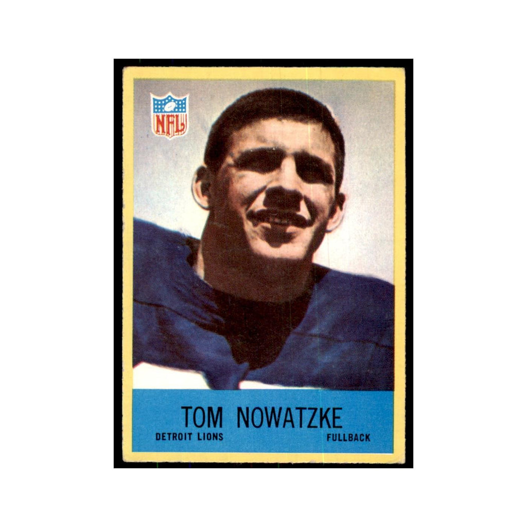 1967 Philadelphia Tom Nowatzke Football Cards #69