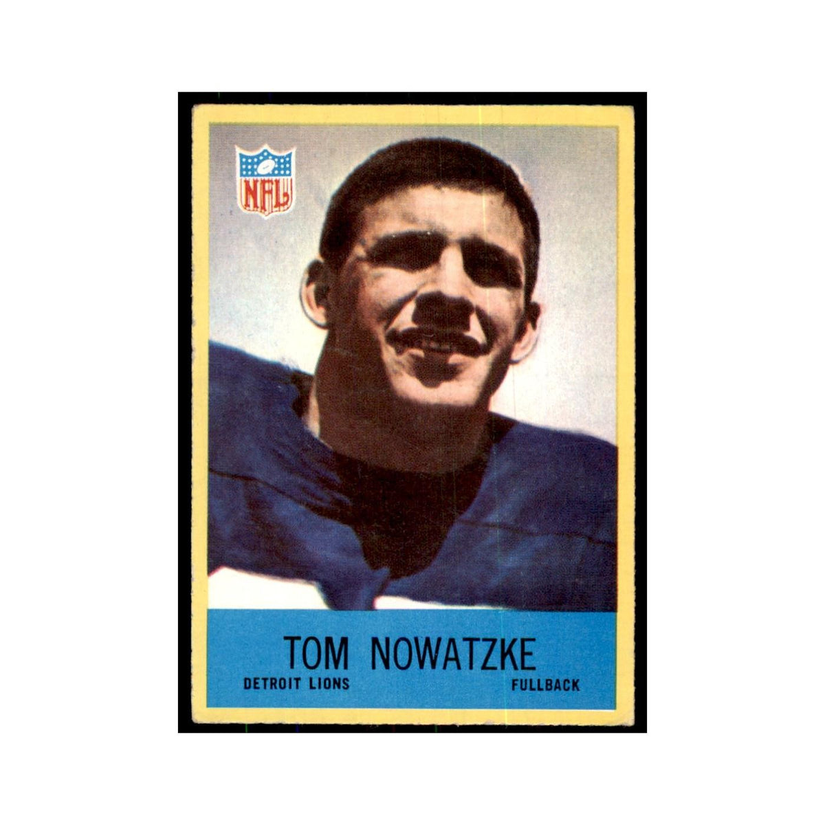 1967 Philadelphia Tom Nowatzke Football Cards #69