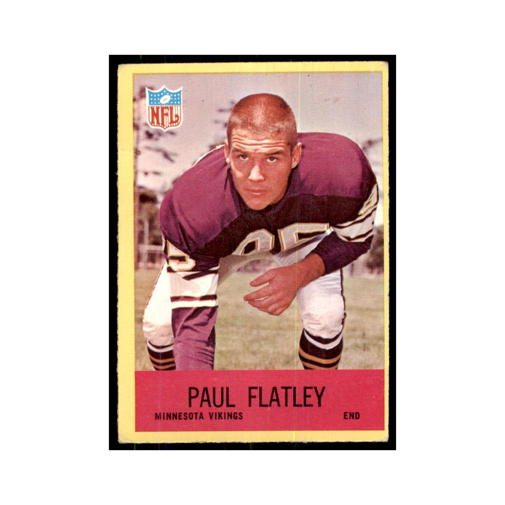 1967 Philadelphia Paul Flatley Football Cards #101