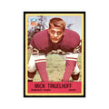 1967 Philadelphia Mick Tingelhoff Football Cards #107