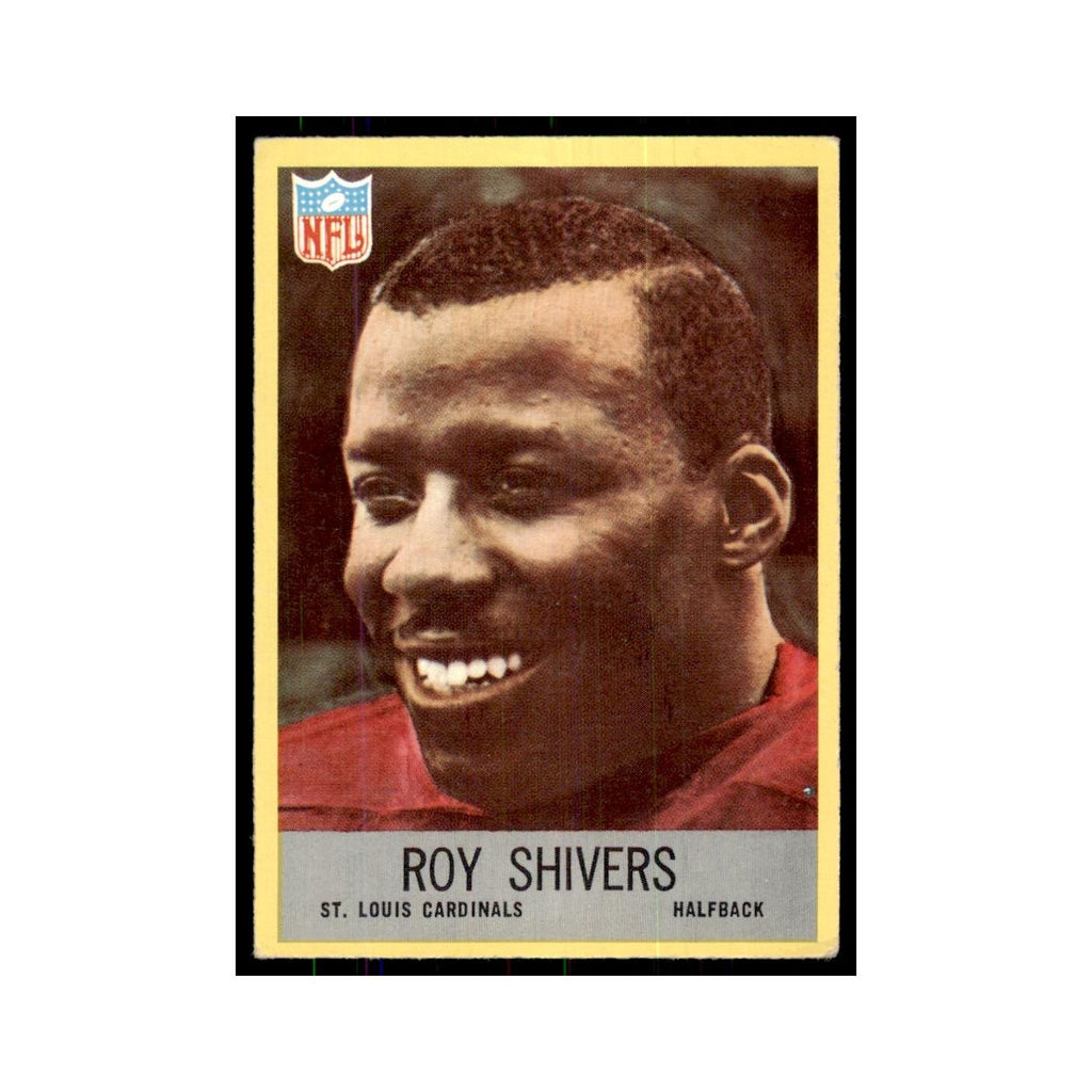 1967 Philadelphia Roy Shivers Football Cards #164