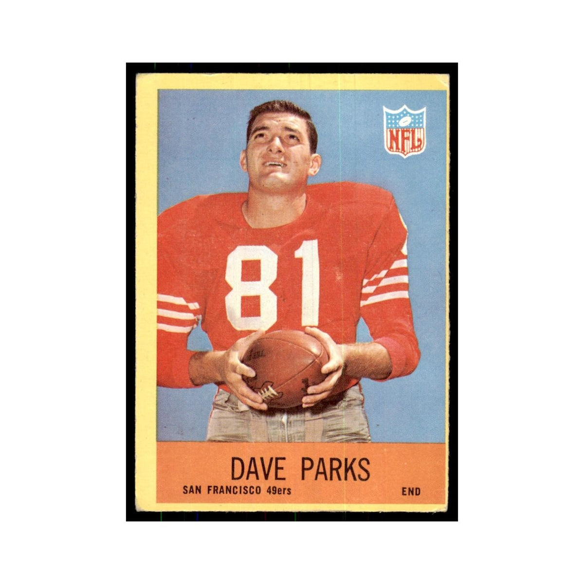 1967 Philadelphia Dave Parks Football Cards #176