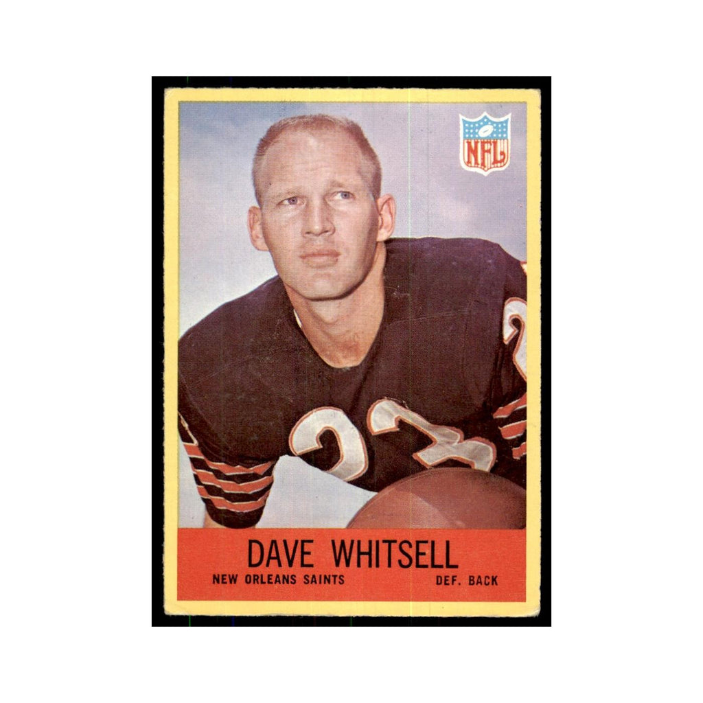 1967 Philadelphia Dave Whitsell Football Cards #130