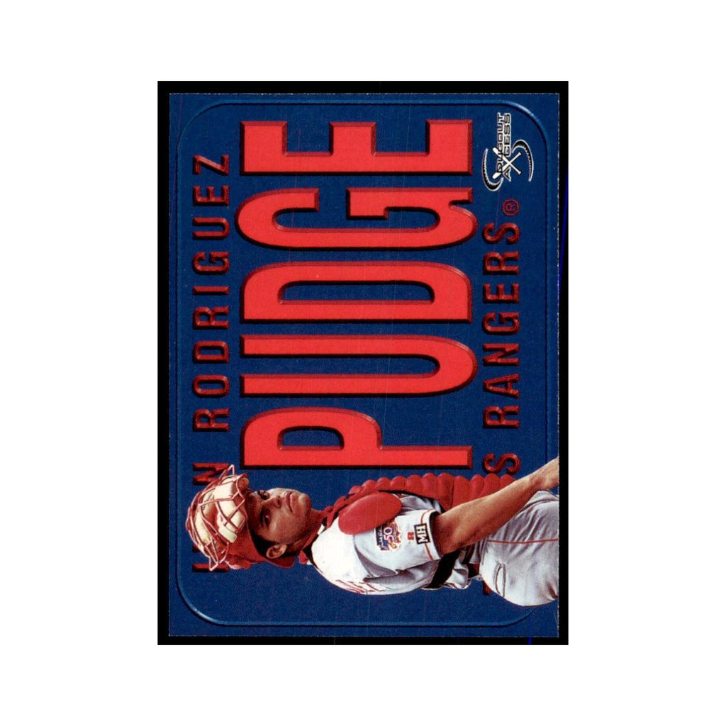 1998 SkyBox Dugout Axcess Ivan Rodriguez Baseball Cards #140