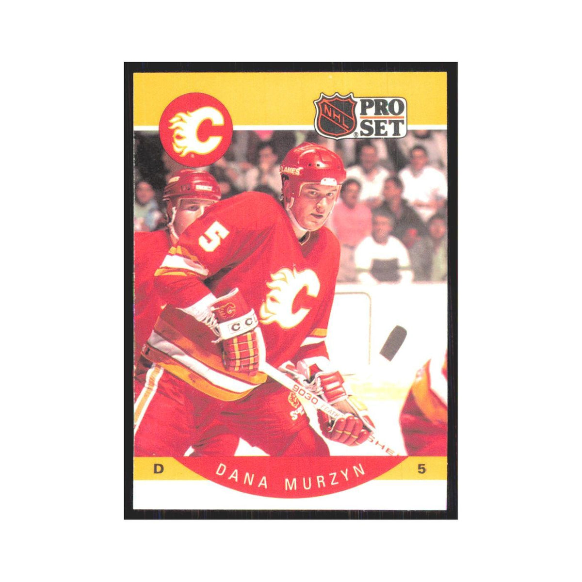 1990 Pro Set Dana Murzyn Calgary Flames #41