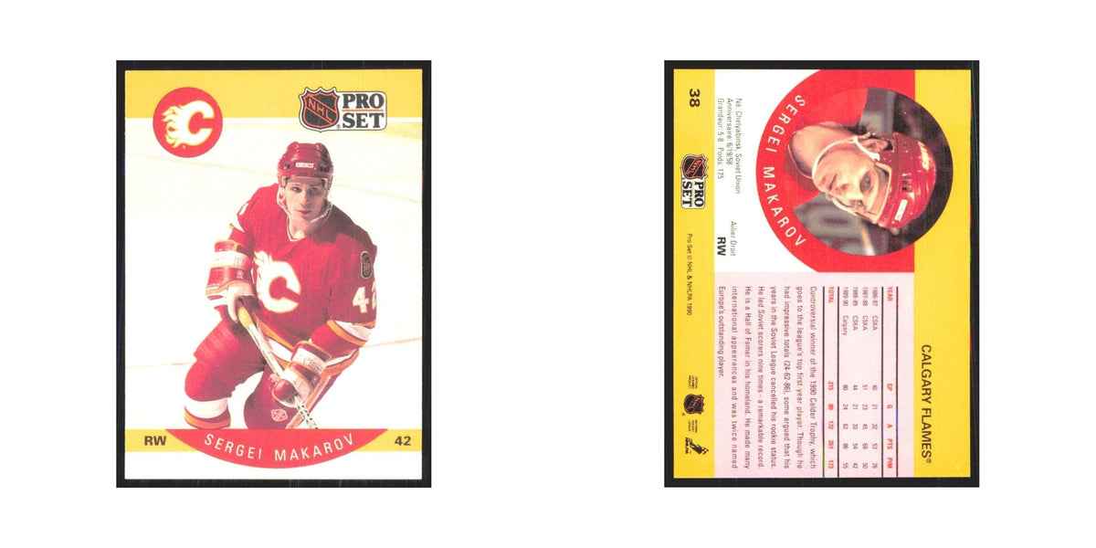 1990 Pro Set Sergei Makarov Calgary Flames #38