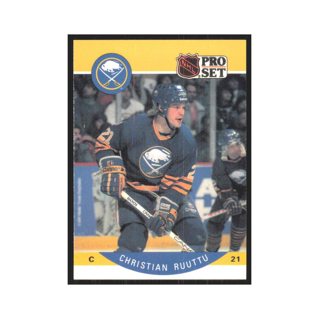 1990 Pro Set Christian Ruuttu Buffalo Sabres #29