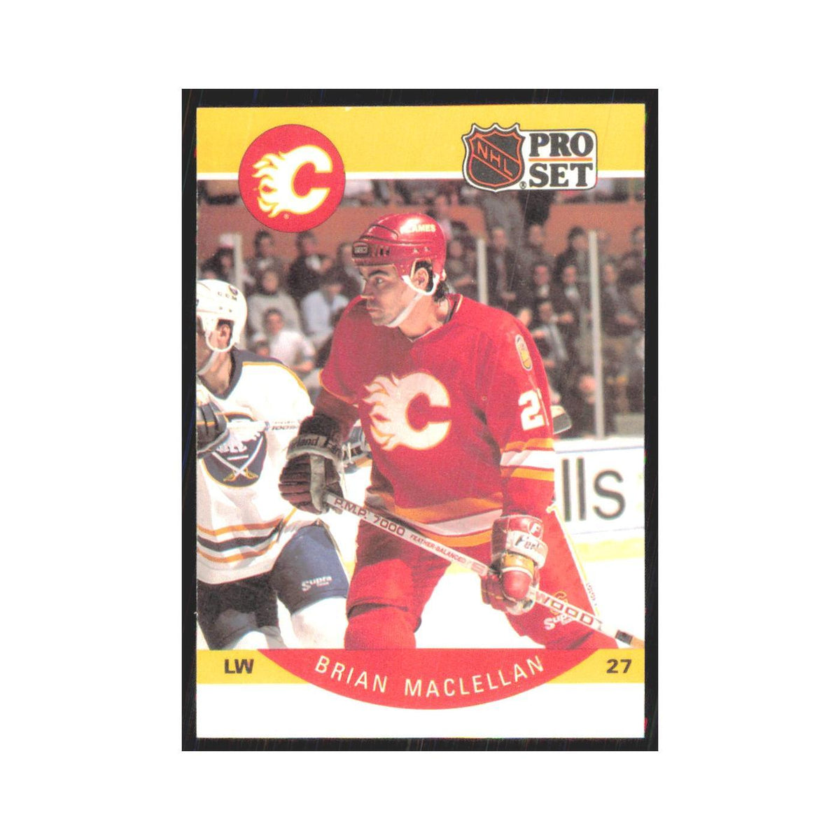 1990 Pro Set Brian MacLellan Calgary Flames #36