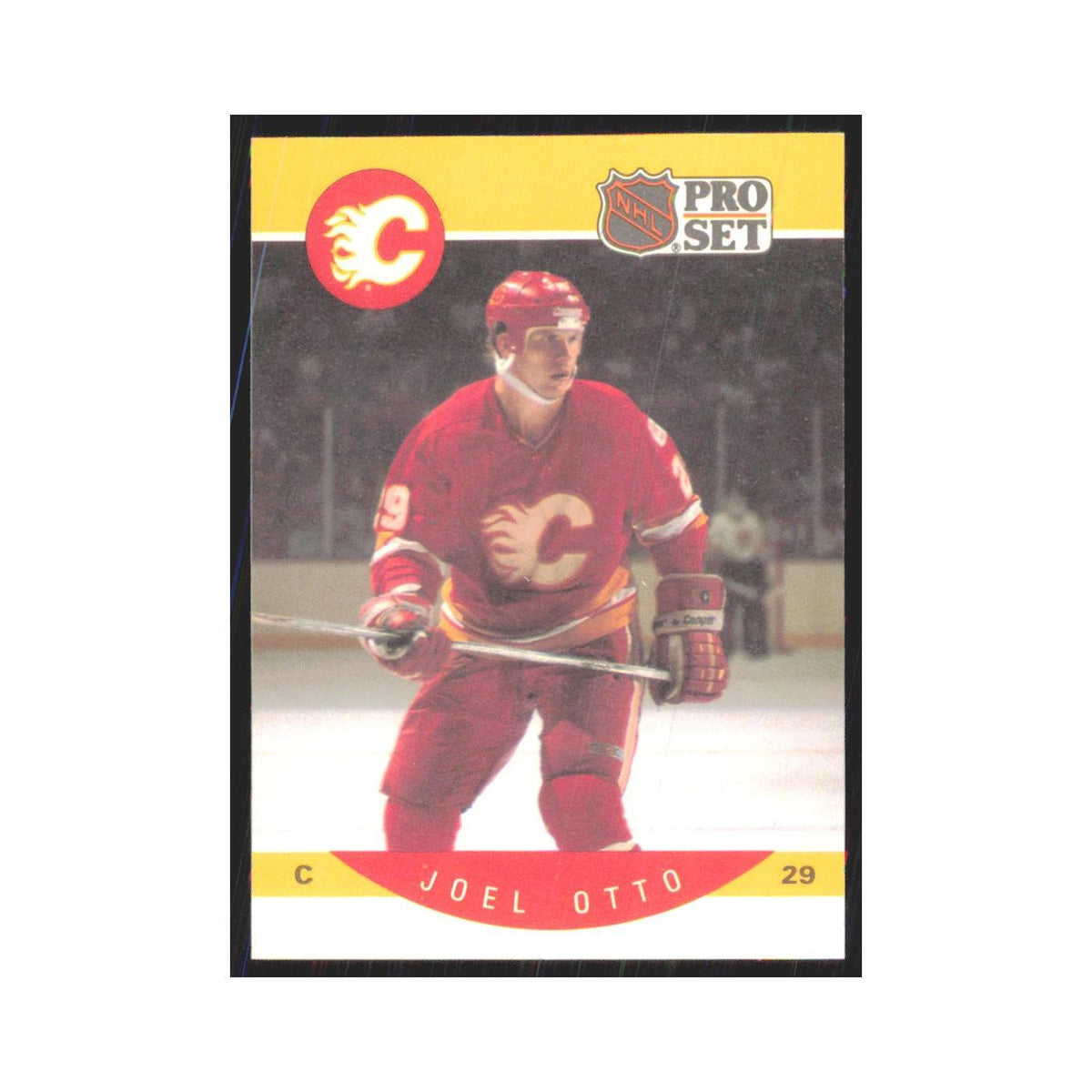 1990 Pro Set Joel Otto Calgary Flames #43