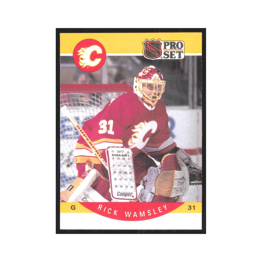 1990 Pro Set Rick Wamsley Calgary Flames #48