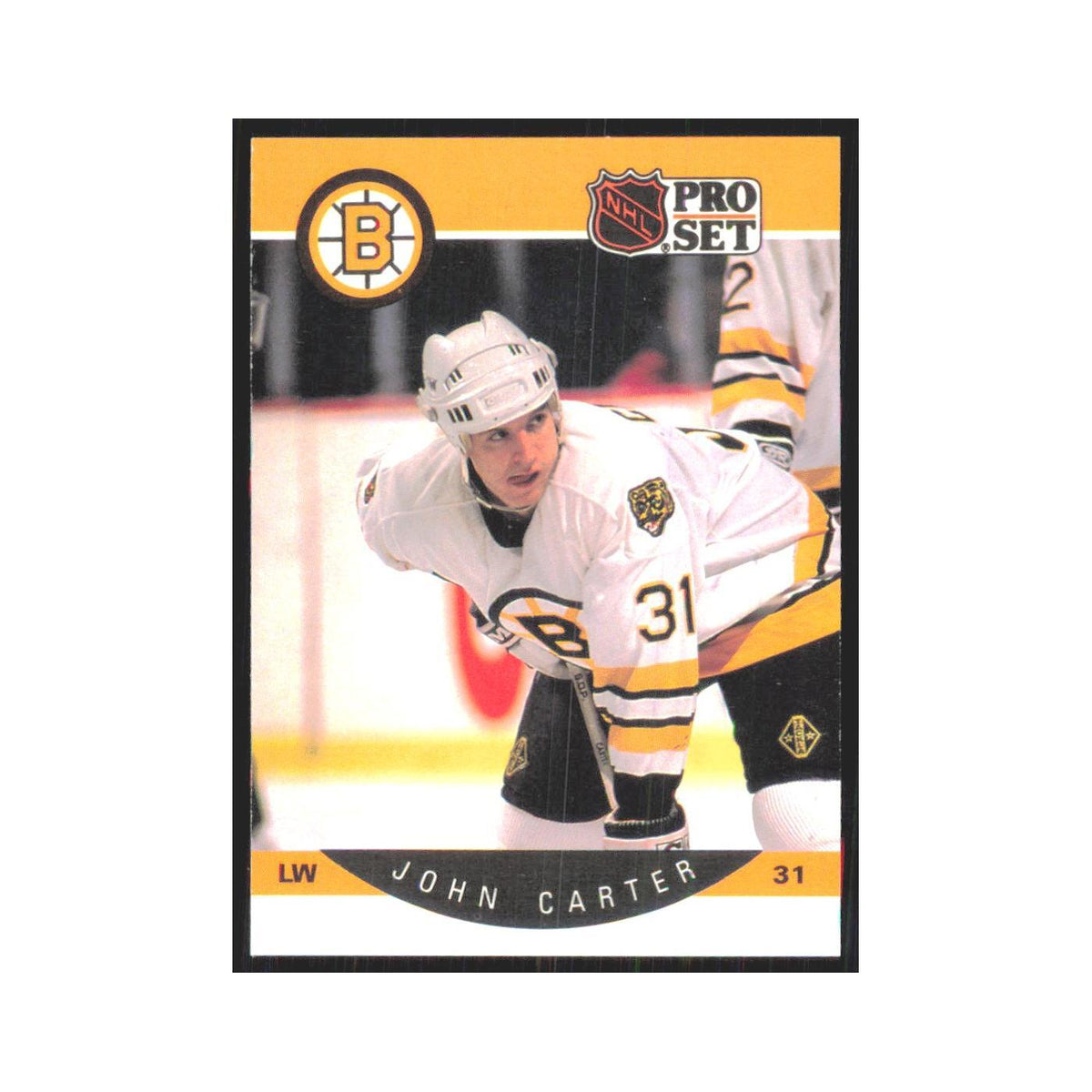 1990 Pro Set John Carter Boston Bruins #5