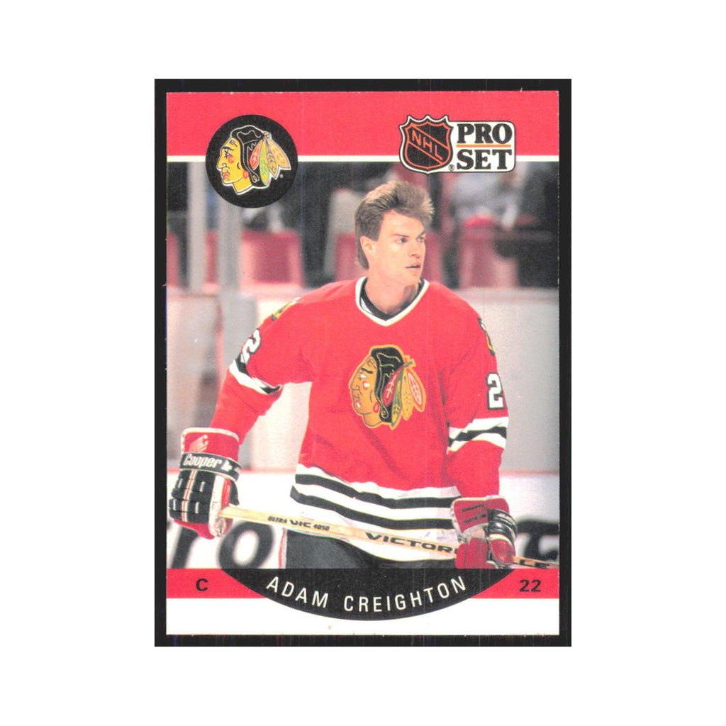 1990 Pro Set Adam Creighton Chicago Blackhawks #50