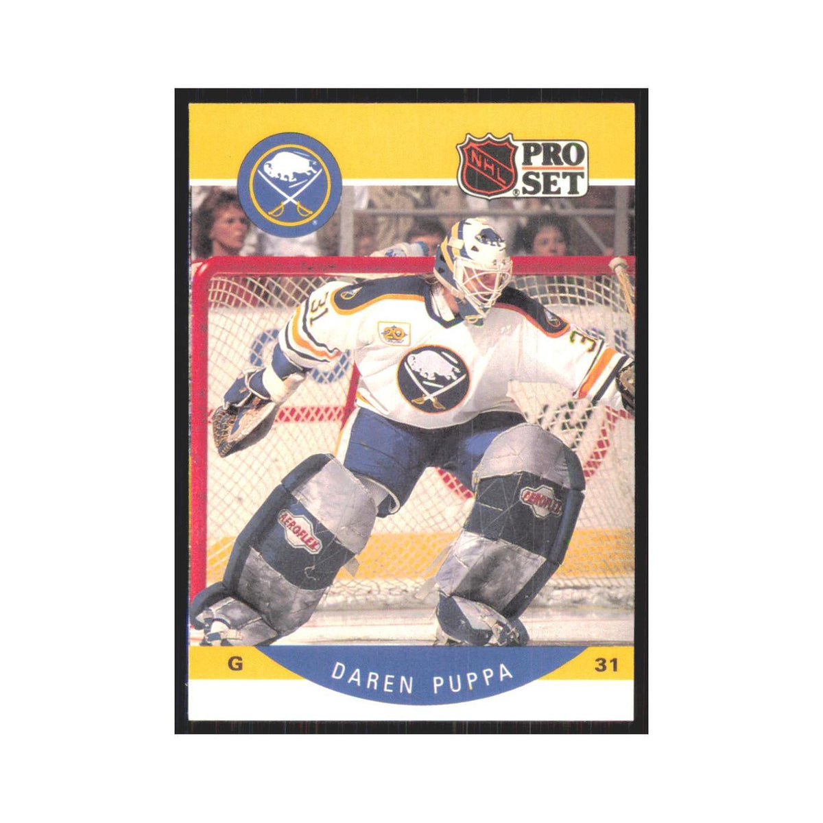 1990 Pro Set Daren Puppa Buffalo Sabres #27