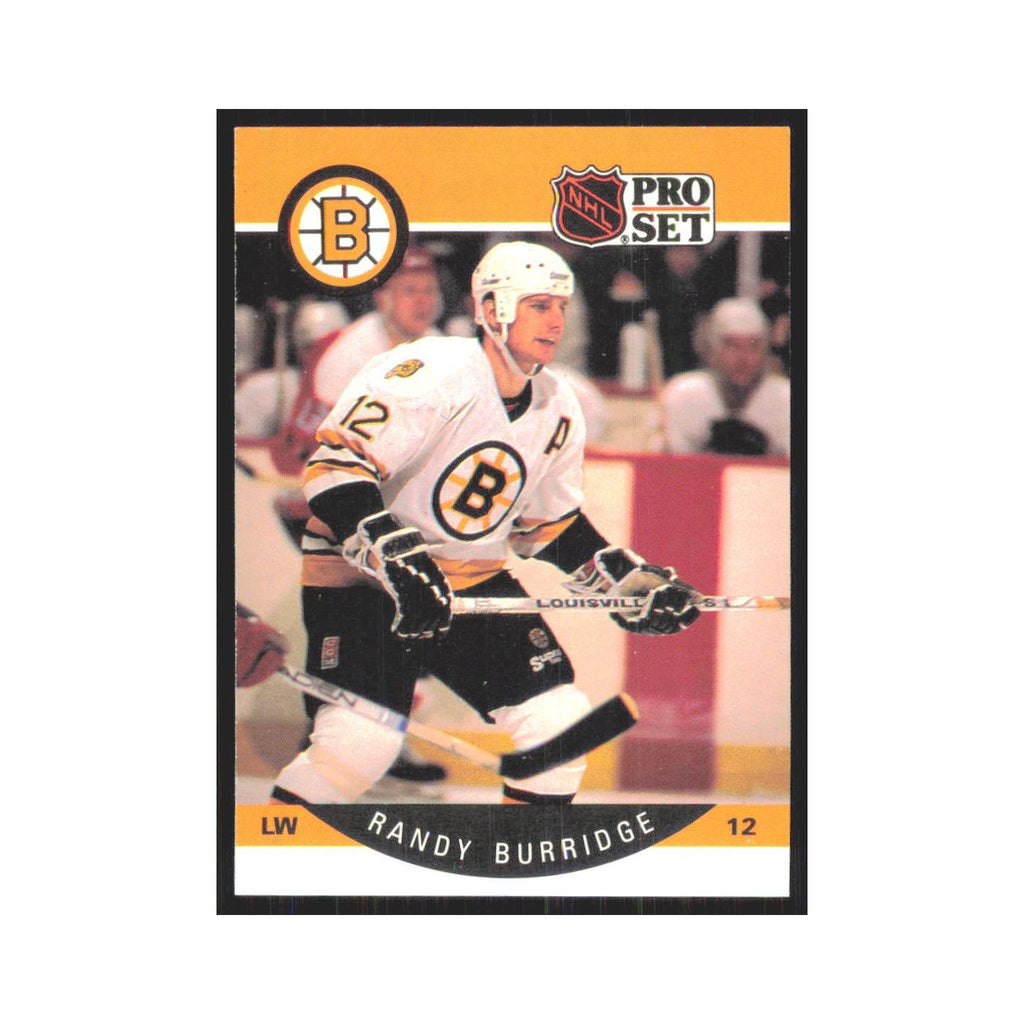 1990 Pro Set Randy Burridge Boston Bruins #2