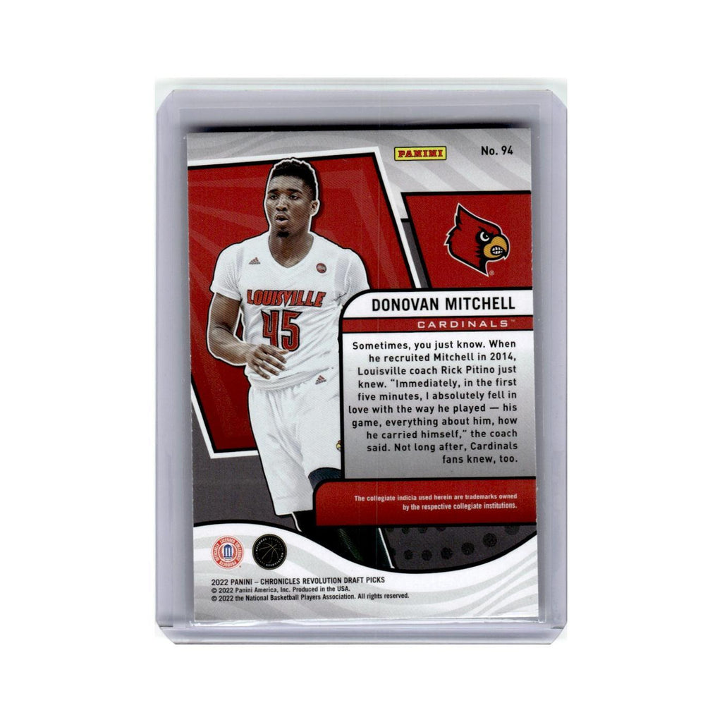 Donovan Mitchell 2022 Panini Chronicles Draft Picks Revolution #94 NM