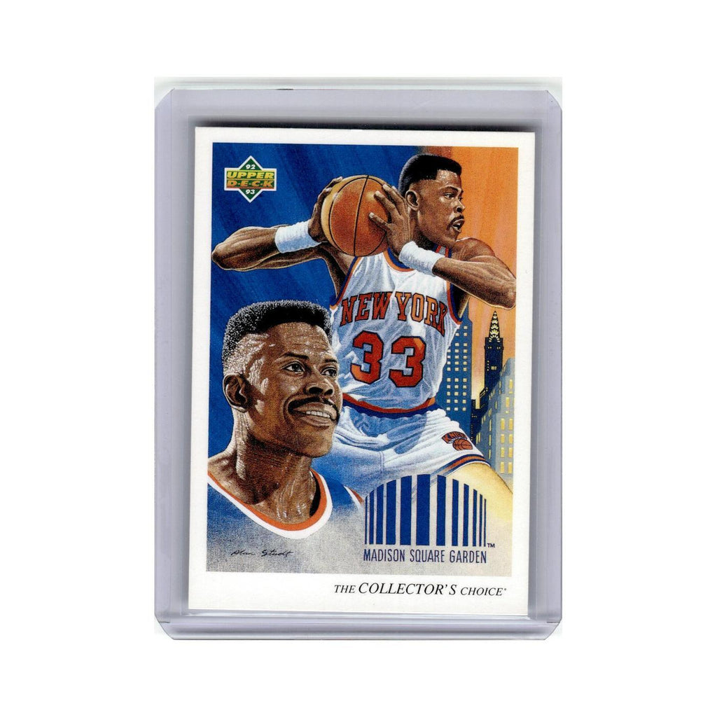 Patrick Ewing 1992 Upper Deck #46 New York Knicks Basketball Card NM
