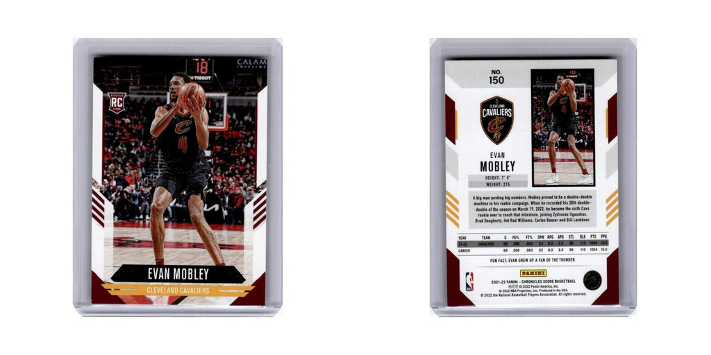 Evan Mobley Rookie 2021 Score #150 Cleveland Cavaliers Basketball Card NM
