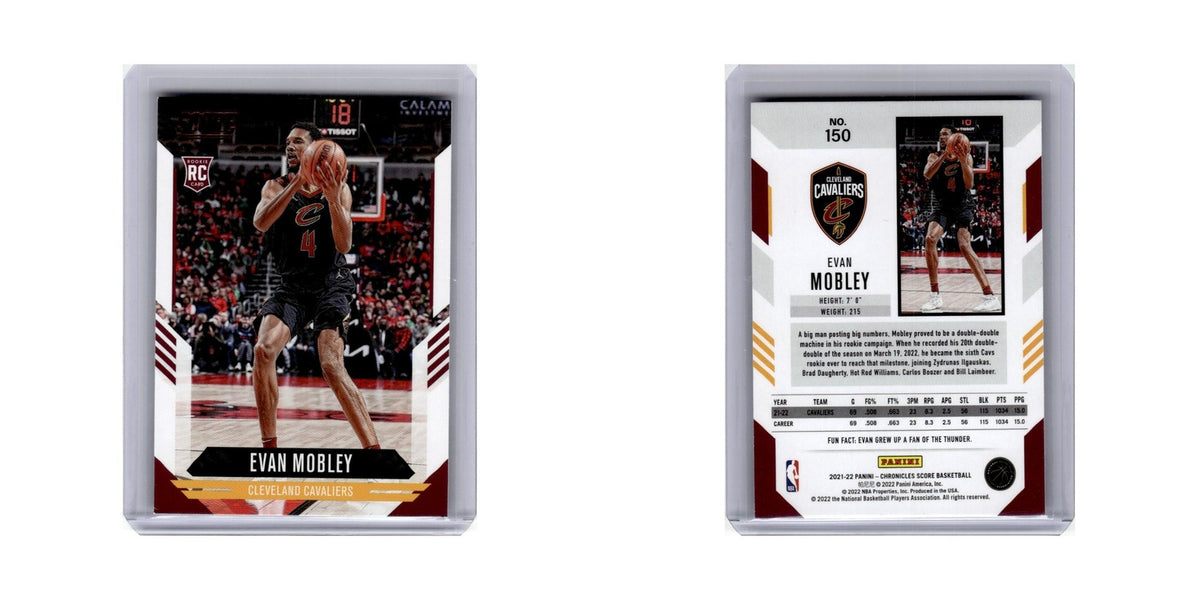 Evan Mobley Rookie 2021 Score #150 Cleveland Cavaliers Basketball Card NM