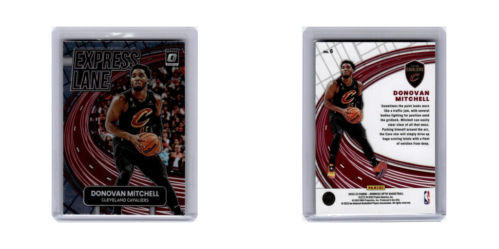 Donovan Mitchell 2023 Donruss Optic #6 Cleveland Cavaliers Basketball Card NM