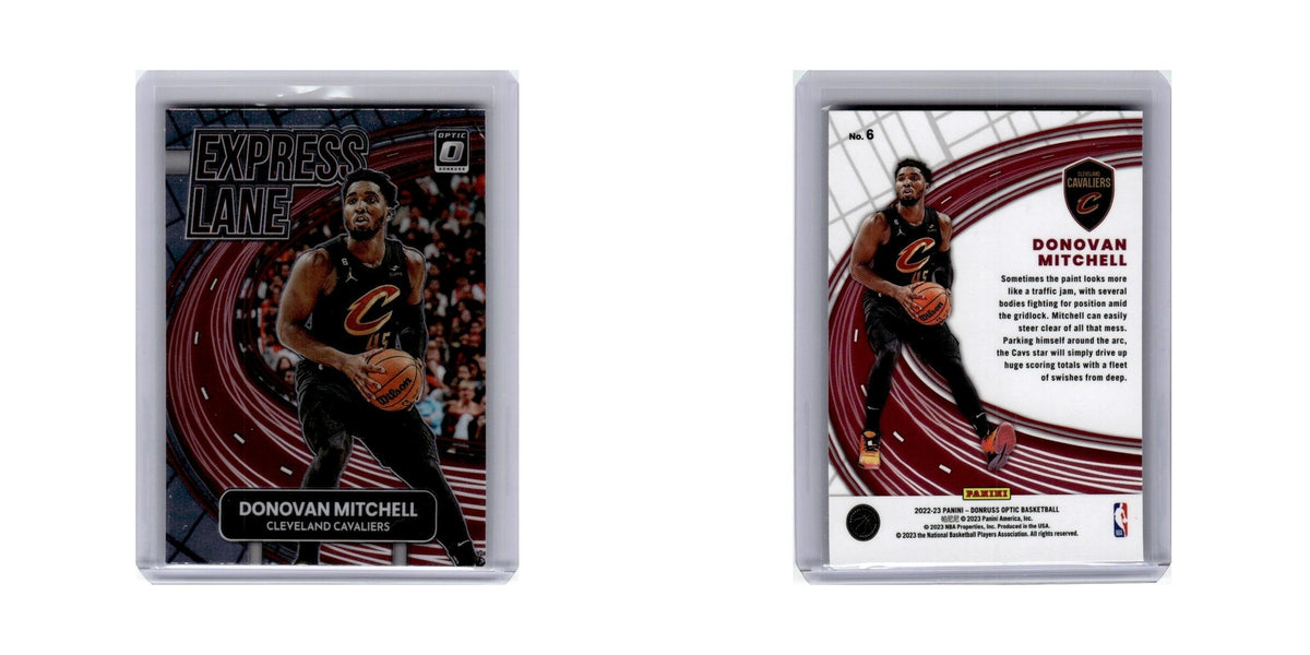 Donovan Mitchell 2023 Donruss Optic #6 Cleveland Cavaliers Basketball Card NM
