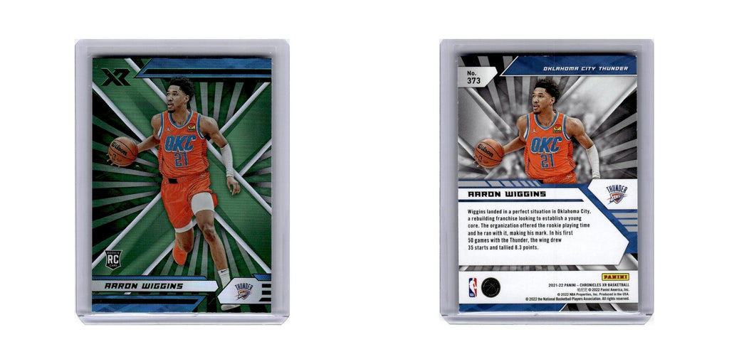 Aaron Wiggins Rookie 2021 Panini Chronicles XR #373 Oklahoma City Thunder NM