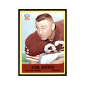 1967 Philadelphia (damaged) John Brewer Football Cards #38