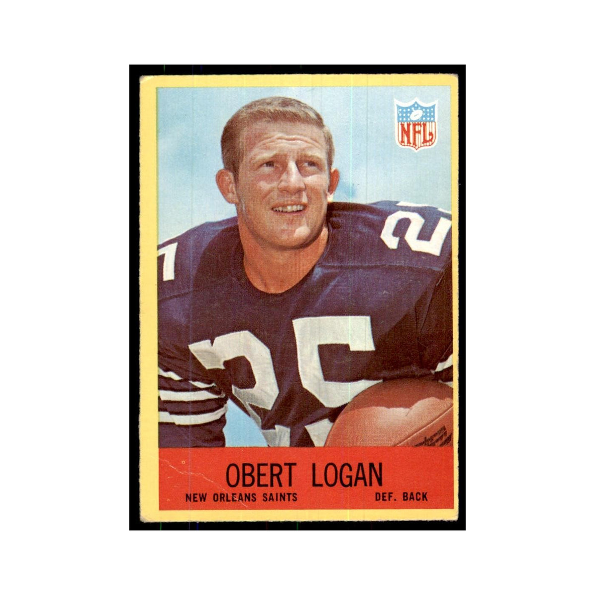 1967 Philadelphia (damaged) Obert Logan Football Cards #126