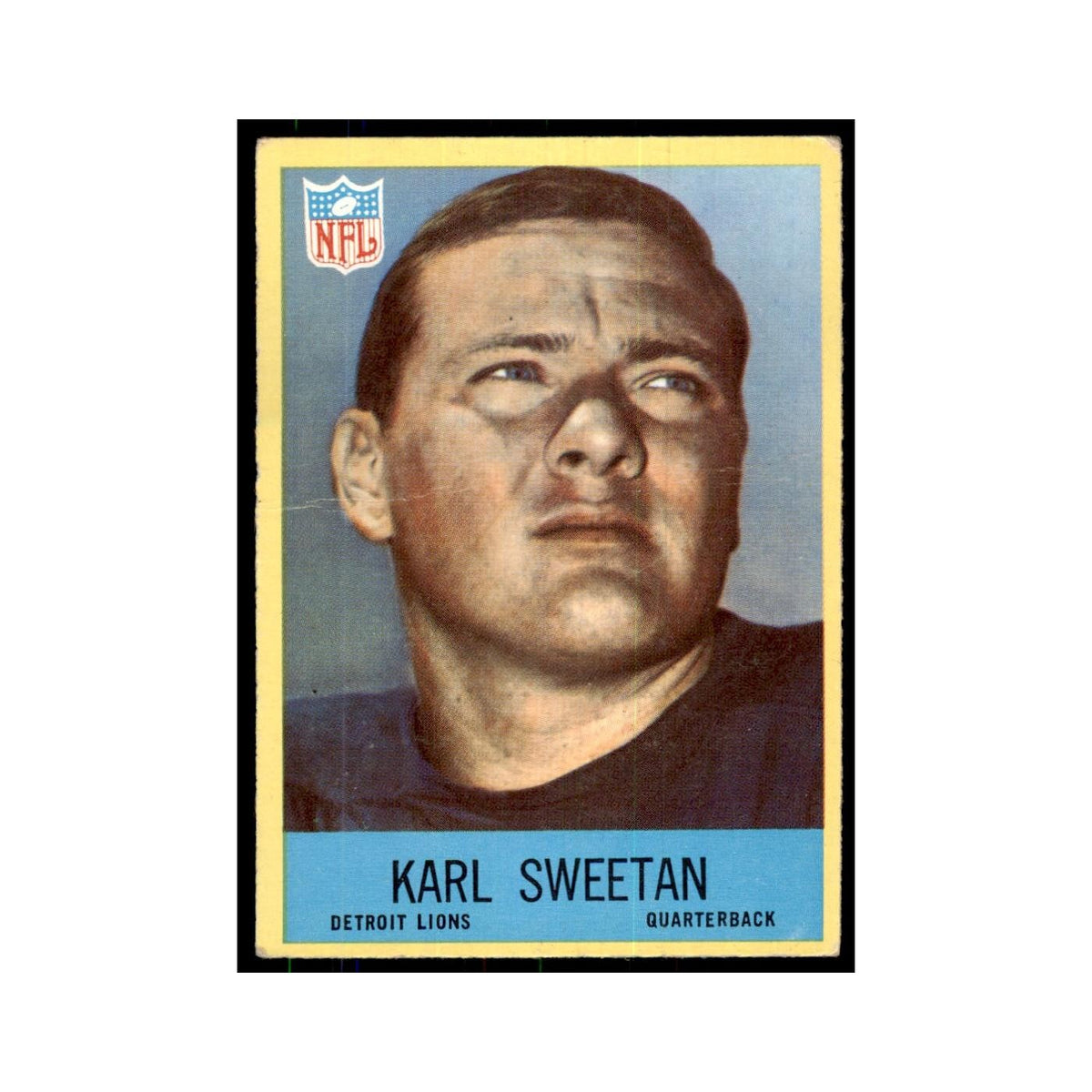 1967 Philadelphia (damaged) Karl Sweetan Football Cards #71
