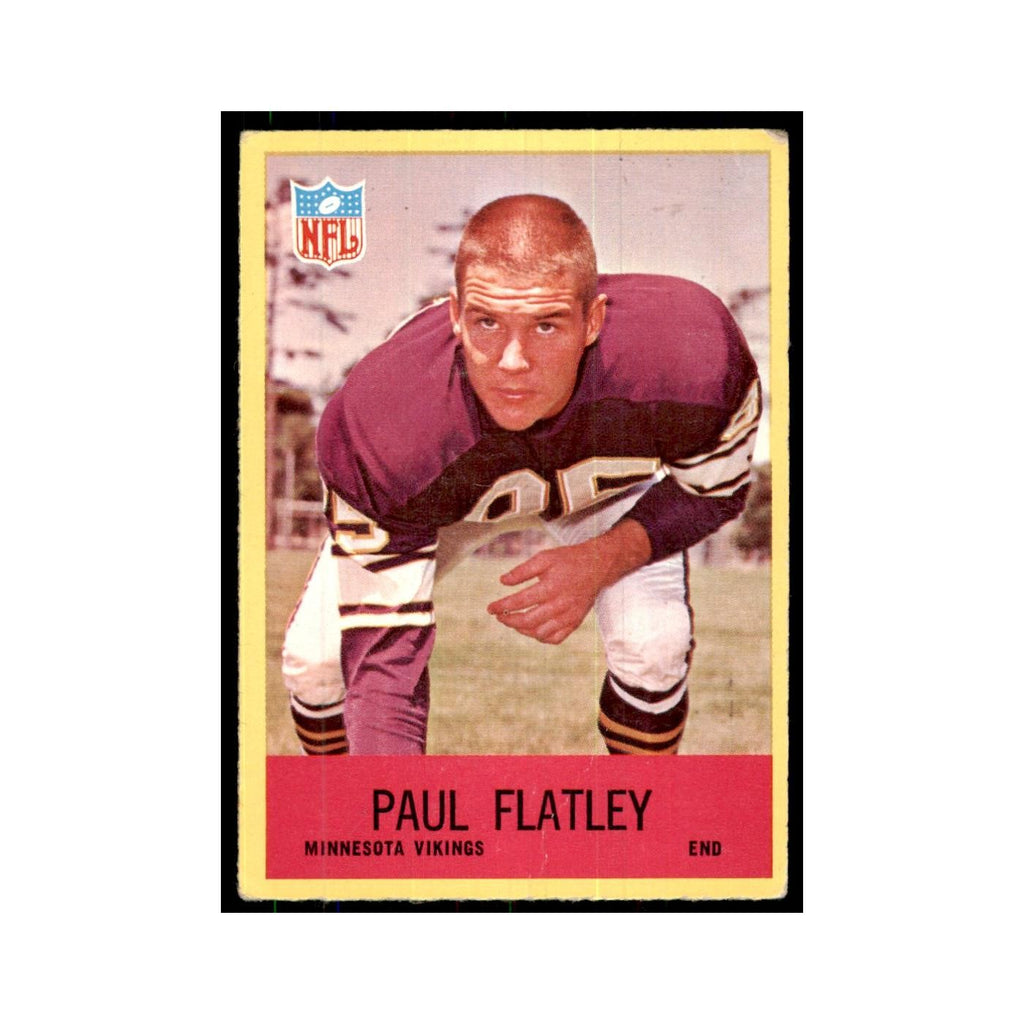 1967 Philadelphia (damaged) Paul Flatley Football Cards #101