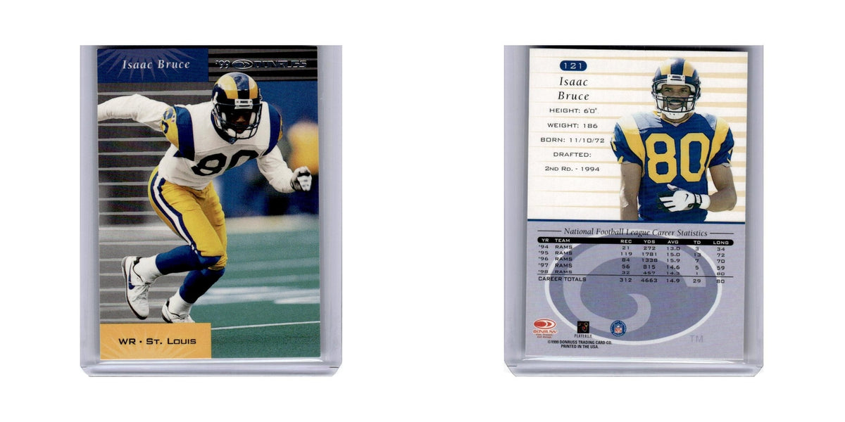 Isaac Bruce 1999 Donruss #121 St. Louis Rams Football Card NM