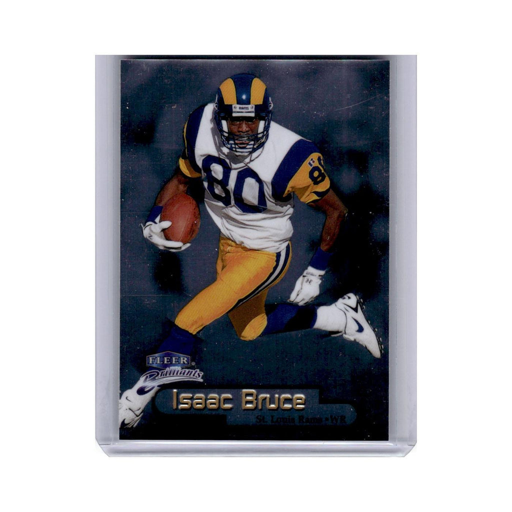 Isaac Bruce 1998 Fleer Brilliants #28 St. Louis Rams Football Card NM