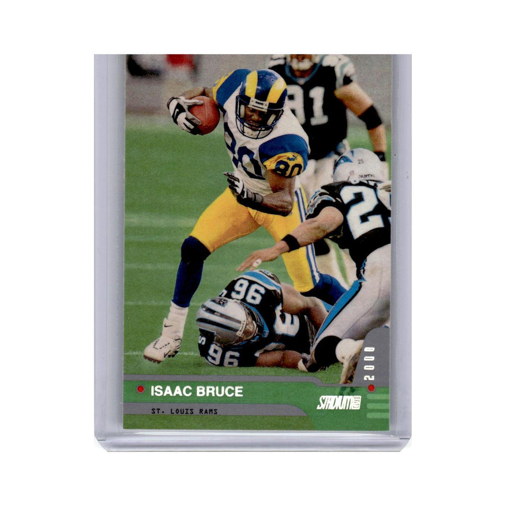 Isaac Bruce 2000 Stadium Club #122 St. Louis Rams Football Card NM