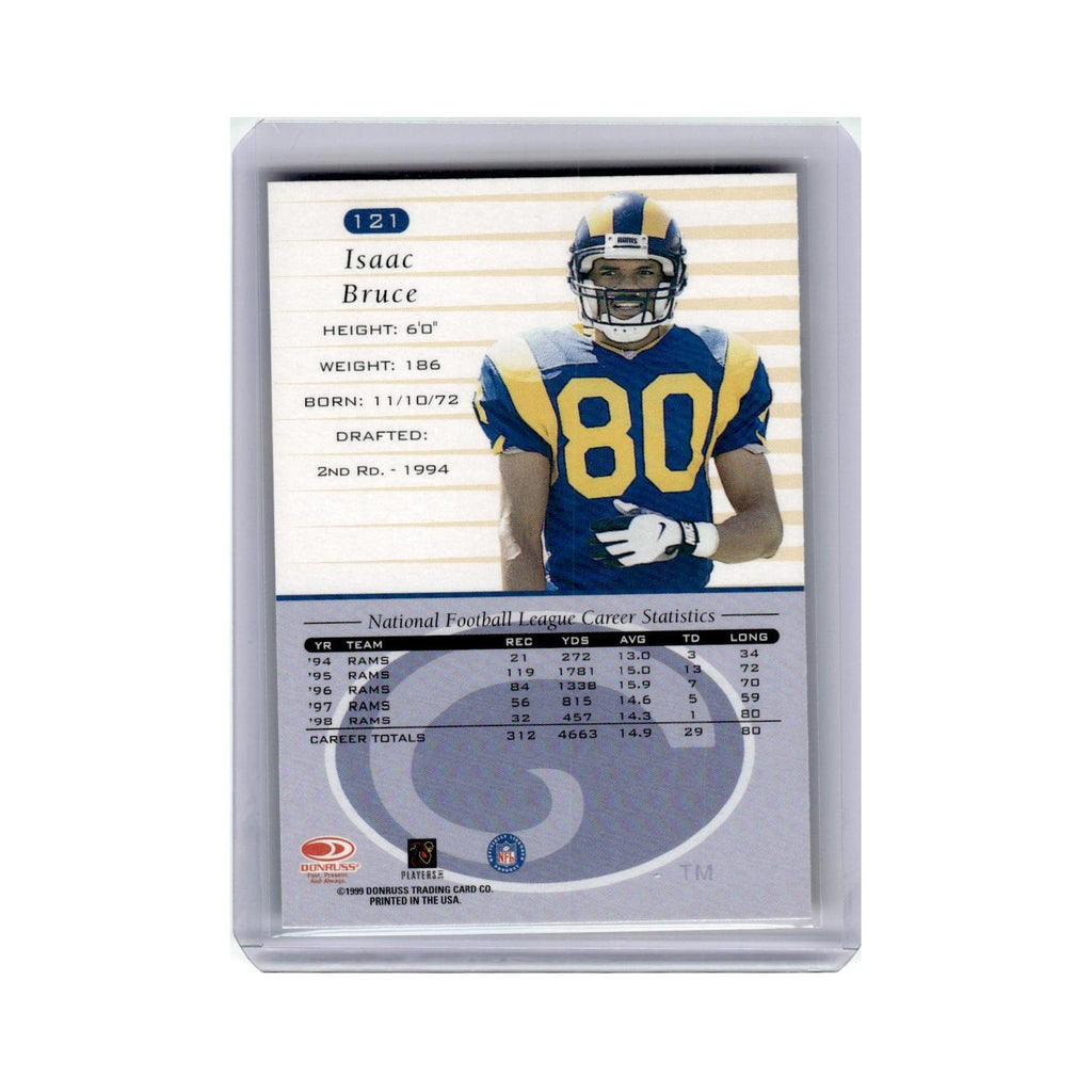 Isaac Bruce 1999 Donruss #121 St. Louis Rams Football Card NM