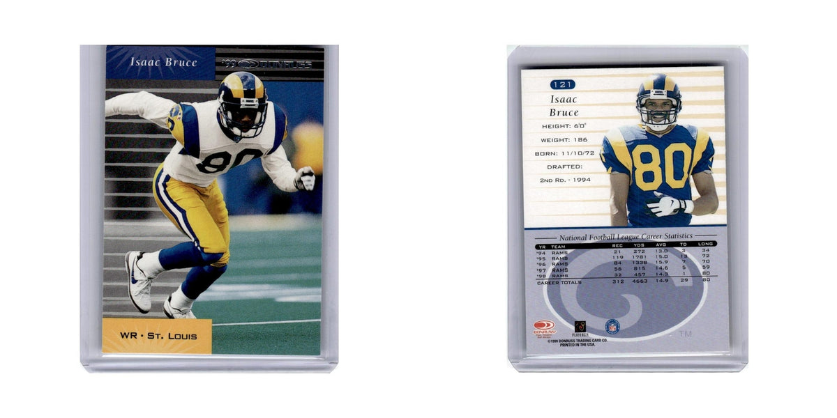 Isaac Bruce 1999 Donruss #121 St. Louis Rams Football Card NM