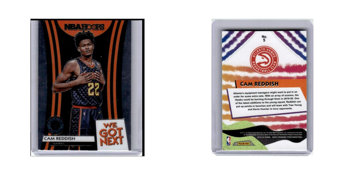 Cam Reddish 2019 Hoops Premium Stock #5 Atlanta Hawks Basketball Card NM