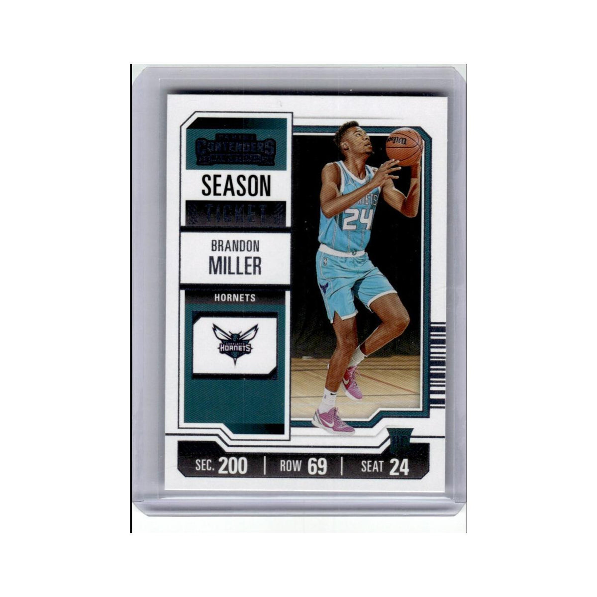 Brandon Miller Rookie 2023 Panini Contenders #24 Charlotte Hornets NM