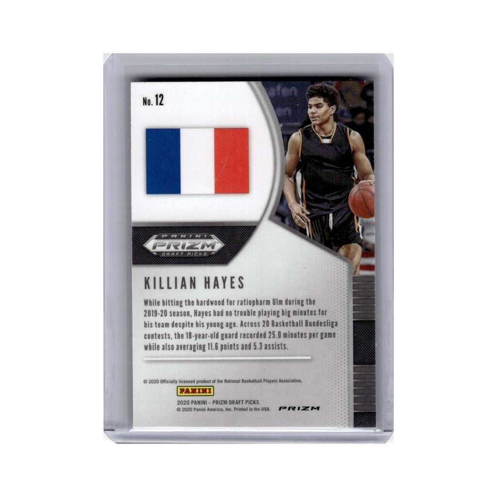 Killian Hayes Rookie 2020 Panini Prizm Draft Picks Red #12 Basketball Card NM