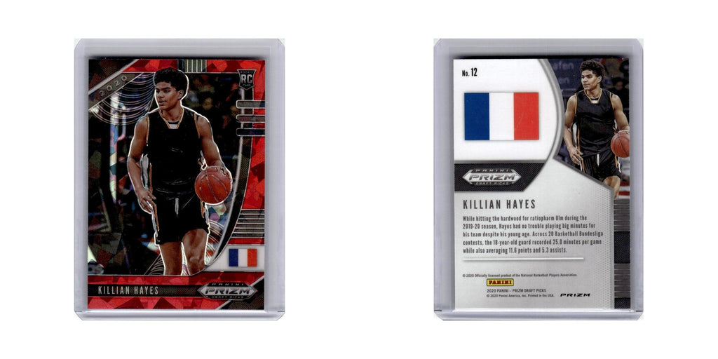 Killian Hayes Rookie 2020 Panini Prizm Draft Picks Red #12 Basketball Card NM
