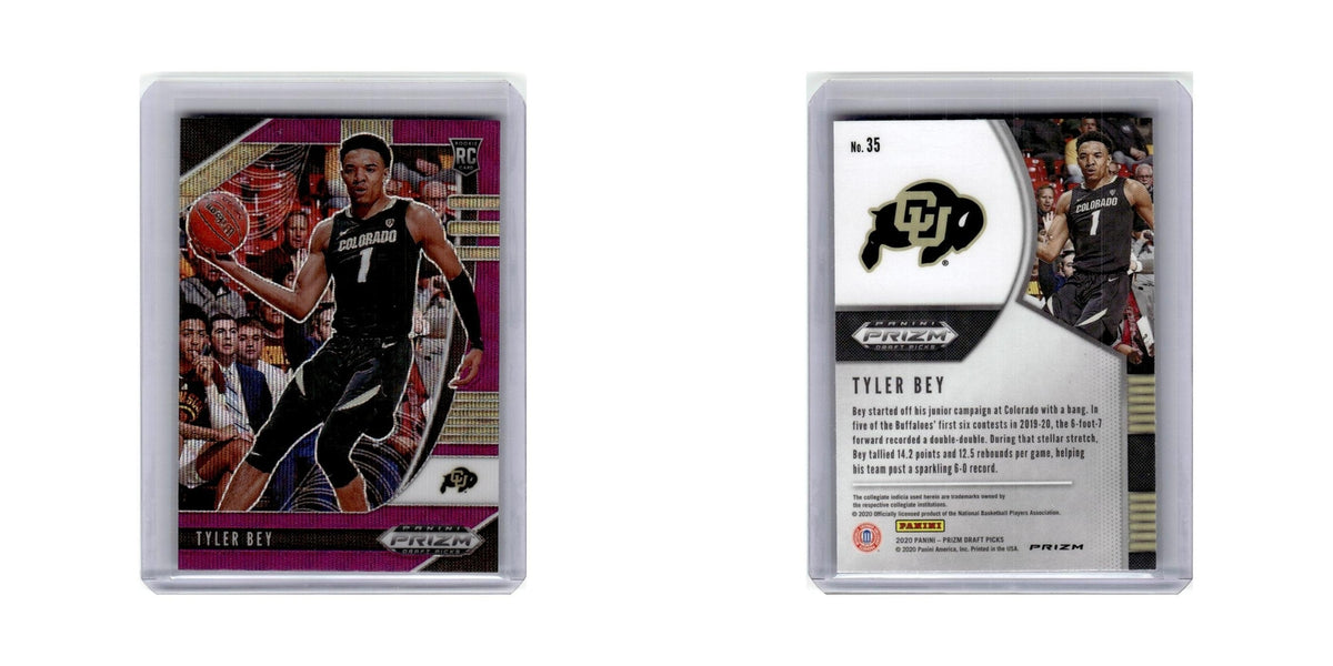Tyler Bey Rookie 2020 Panini Prizm Draft Picks #35 Colorado Buffaloes NM