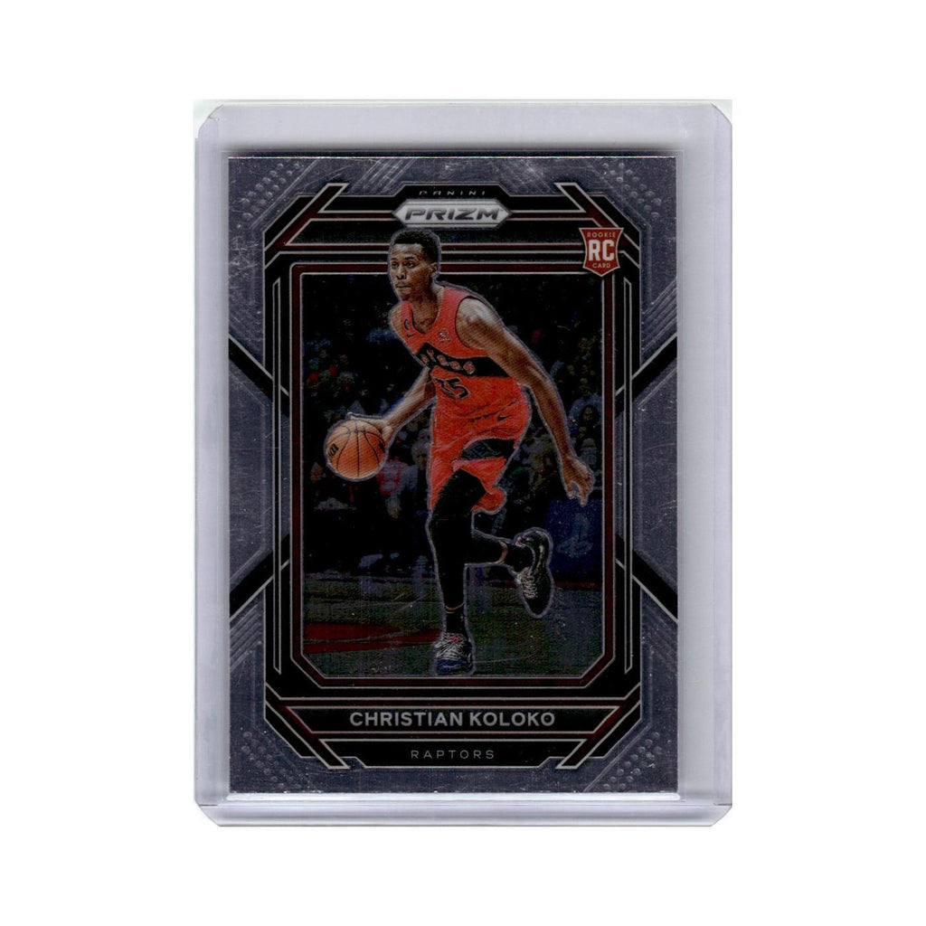 Christian Koloko Rookie 2022 Panini Prizm #265 Toronto Raptors NM