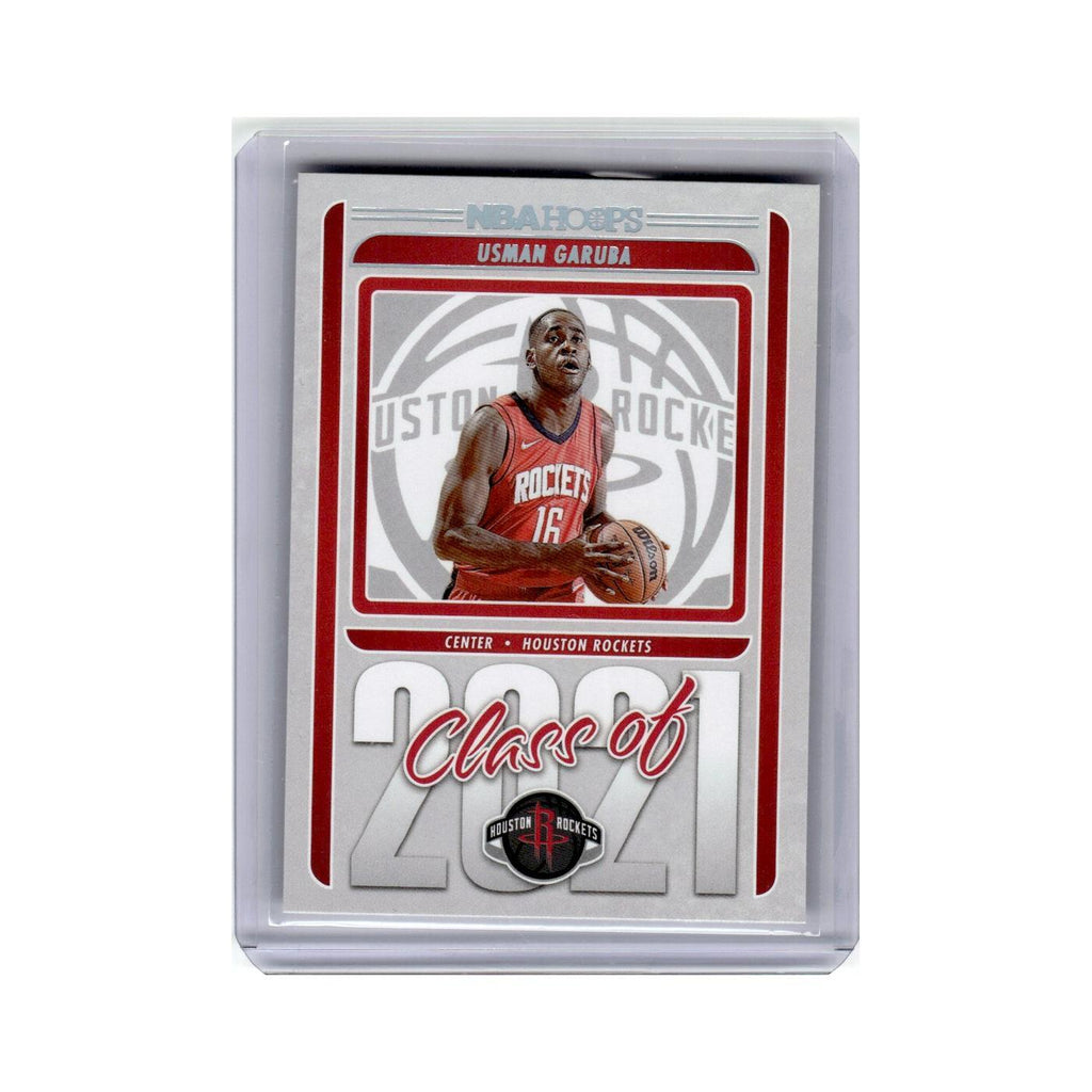 Usman Garuba 2021 Hoops #12 Houston Rockets Basketball Card NM